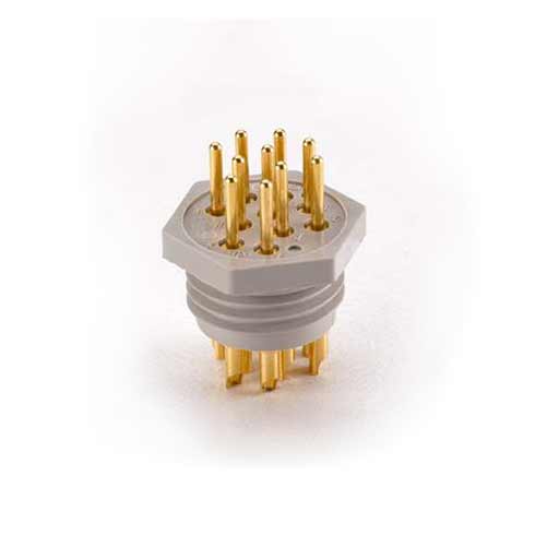 10-Pin Plug with male plastic casing (59-PCZ0008) product photo Front View L