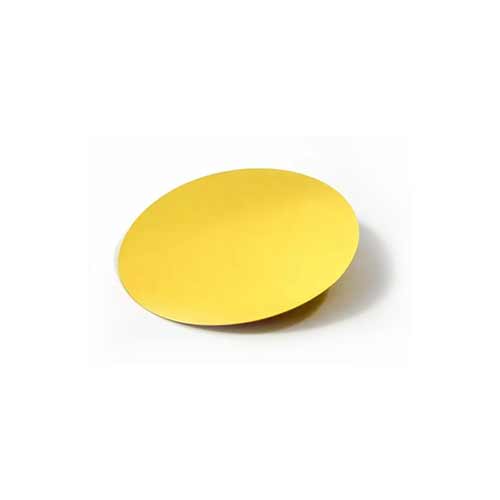 Gold Disc Target, 57mm dia x 0.1mm, Coater Type 1 product photo Front View L