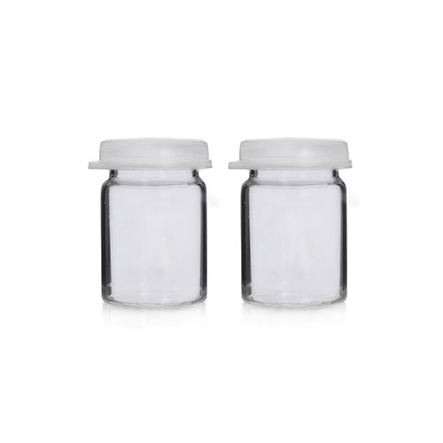 Glass Vials with Lids (Pack of 190 Approx) product photo Front View L