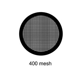 TEM Support Grids 400 Mesh, 3.05mm (Tube of 100) product photo Front View L
