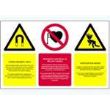 Safety Sign - Strong Magnetic Field, Pacemaker and Asphyxiation in vinyl (59-S4-211) product photo