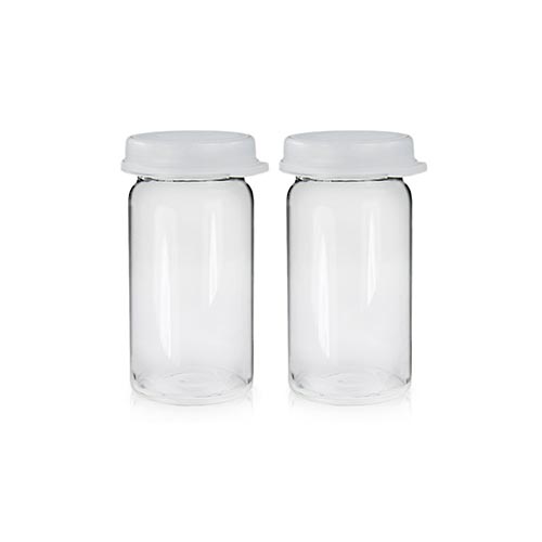 Glass Vials with Lids (Pack of 190 approx) product photo Front View L