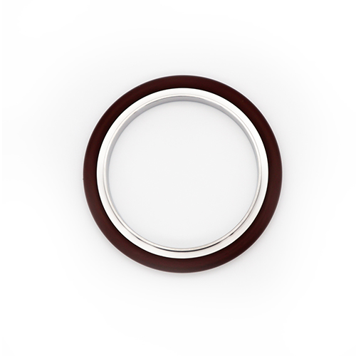 Centering Ring with Viton 'O' Ring (used in vacuum applications) product photo Front View L
