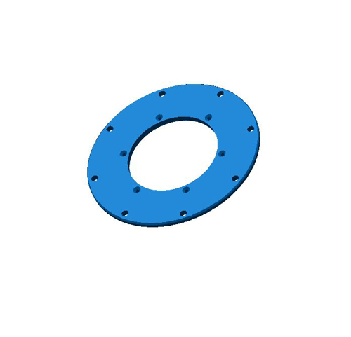 MicrostatHR2 Circular transmission mounting plate (59-P280646) product photo Front View L