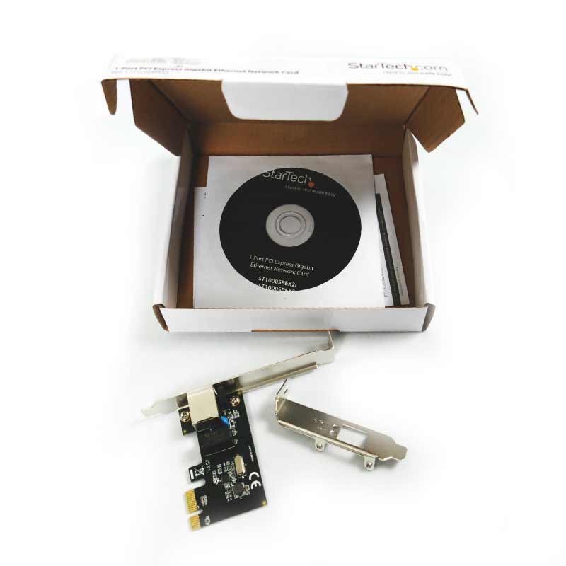 Ethernet Single Port PCI-E NIC product photo Front View L