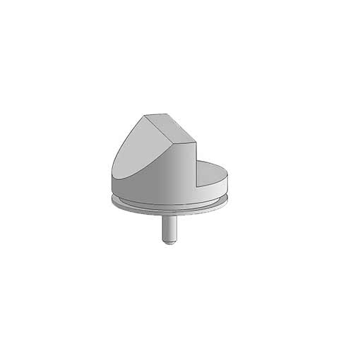 SEM Specimen Stubs, 25mm dia, 45/90&deg; chamfer, 9.5mm pin product photo
