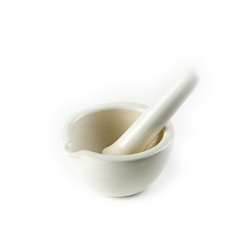Porcelain Pestle and mortar 80mm diameter product photo
