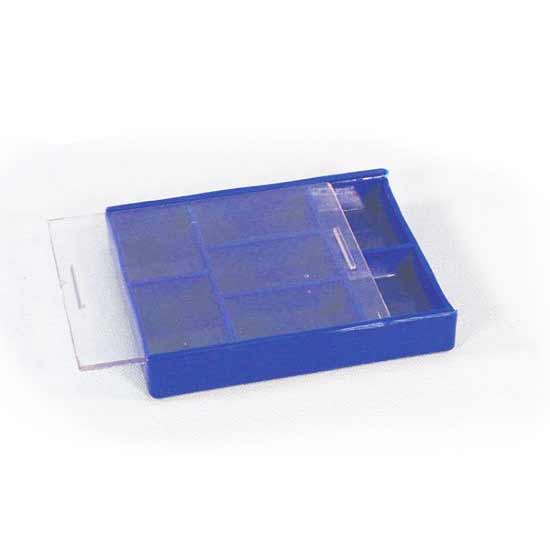 7 Compartment Tray with Sliding Lid product photo Front View L