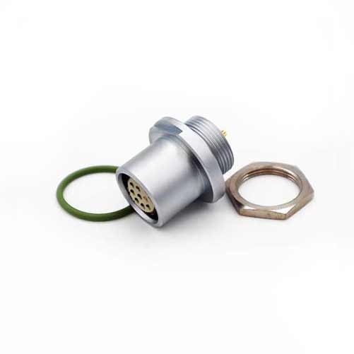 10-Pin Fischer Socket, hermatic, male (59-EPF3110) - Compatible with A1-205 product photo