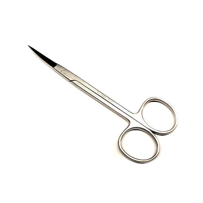 Carbon Steel Iris Scissors Curved product photo