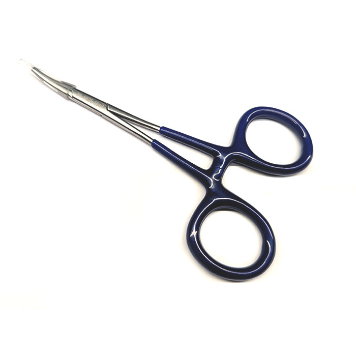 Haemostatic forceps with curved serrated edge and plastic coated handles product photo
