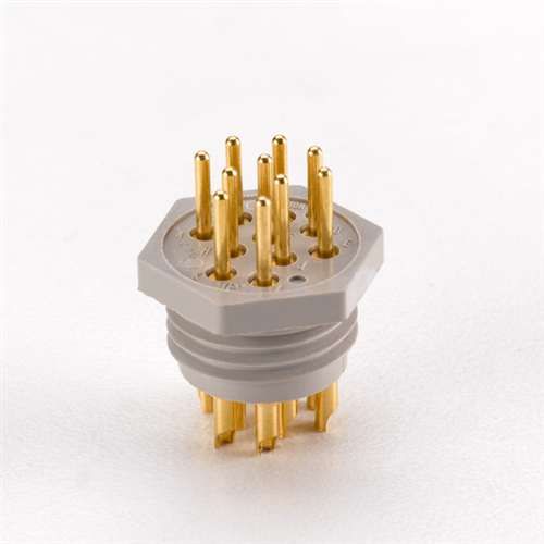 10-Pin Plug (male plastic casing) product photo Front View L