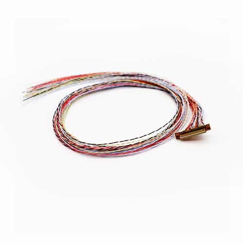 Connector Nano 51 Way Male with twisted pair loom product photo