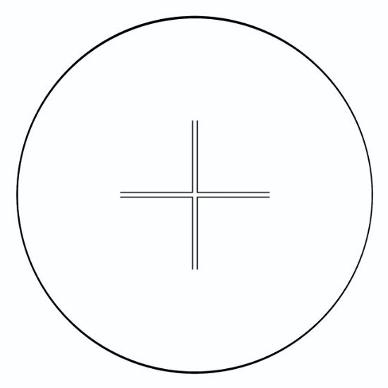 Standard Reticles -  Double Cross Lines product photo Front View L