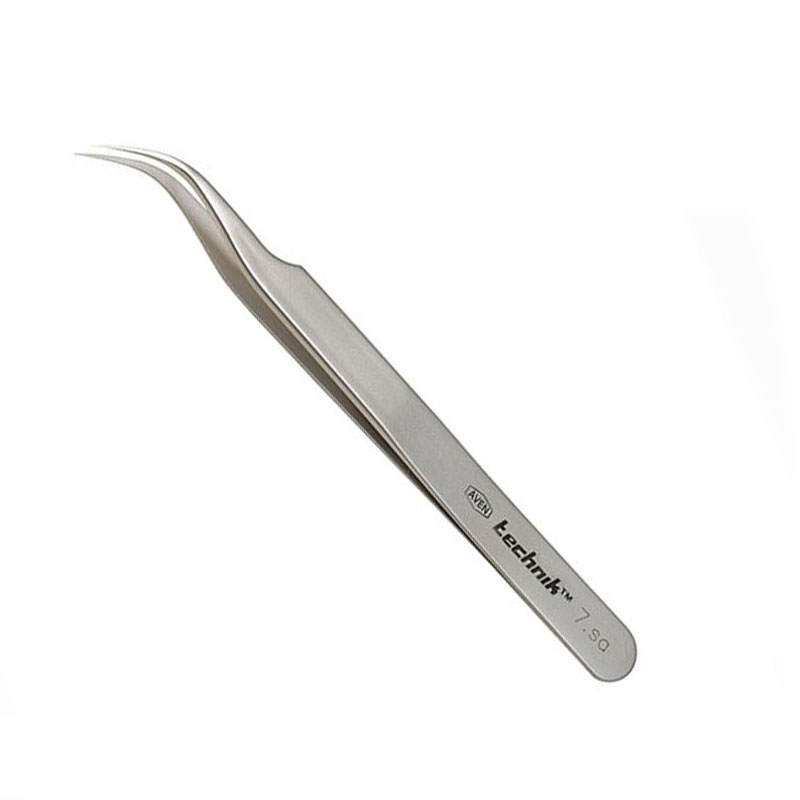 7-SA Technik Tweezers - Curved super fine points product photo