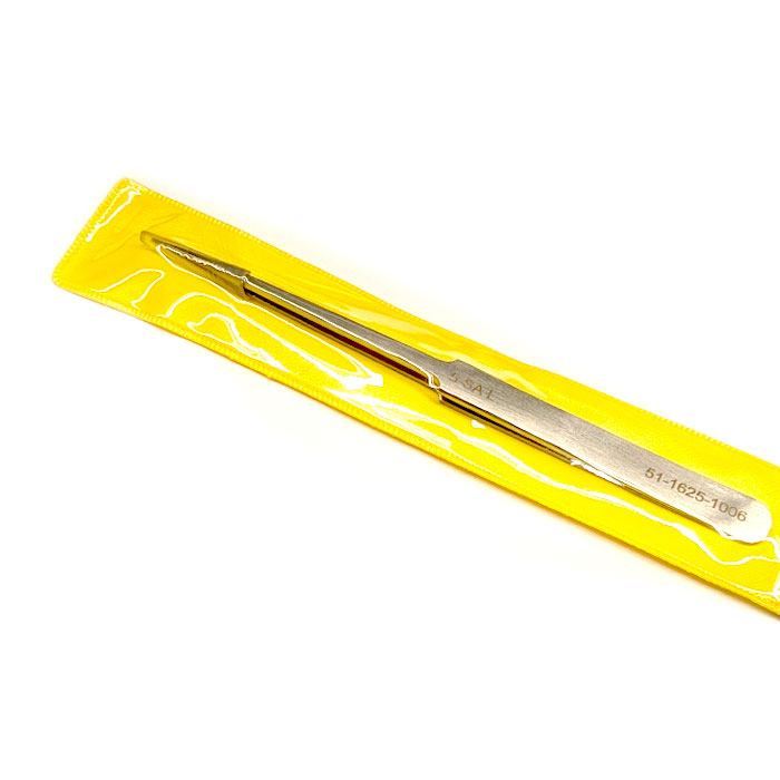 Stainless Steel 5-SA Long Nose Tweezers product photo Extra view 1 L