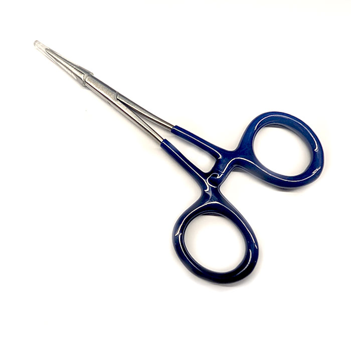 Haemostatic forceps straight non serrated with plastic coated handles product photo
