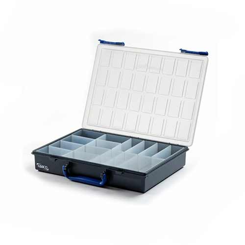 Plastic Storage box with Handle product photo Front View L