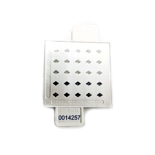 Si3N4 (Si) mass thickness standard product photo Front View L