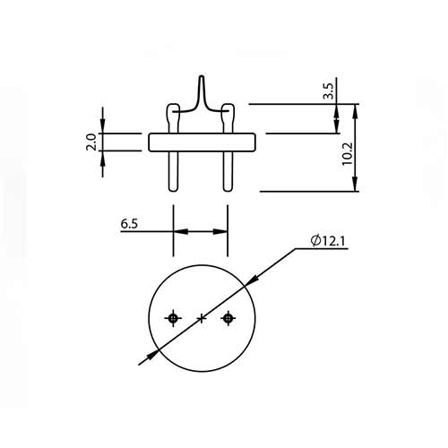 Tungsten/Rhenium Filaments for Cambridge, LEO, Zeiss & AEI (AGA054A) product photo Extra view 1 L