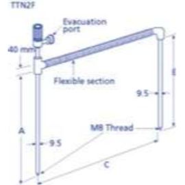 General Purpose Transfer Tube TTN2F Standard Flexible, 0.5M Dewar Leg product photo