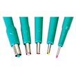 Miltex Biopsy Punch with Plunger, ID 1.5mm, OD 1.75mm, Green/Yellow product photo Side View S