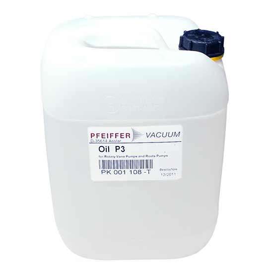 Pfeiffer P3 Rotary Pump Oil (5 Litres) product photo Front View L