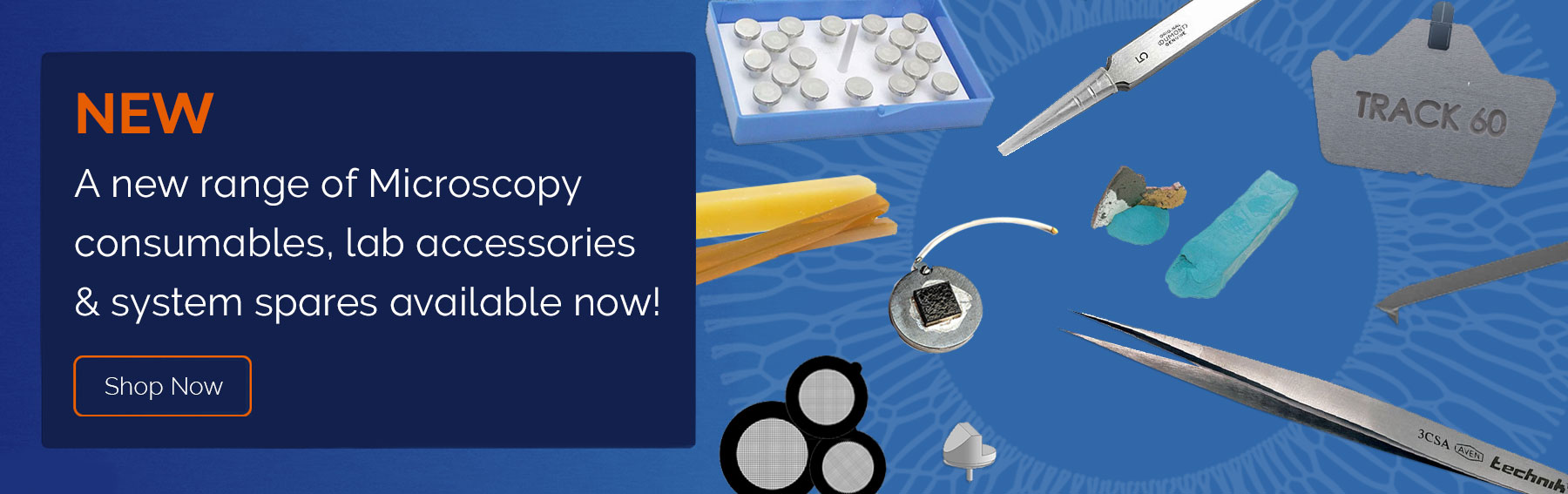 A new range of consumables, lab accessories and spares