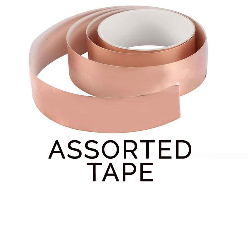 A range of conductive adhesive tapes 