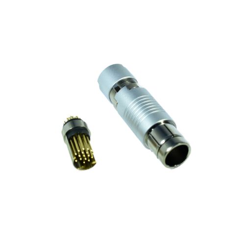 18-Pin Fischer Plug Compatible with A1-202 product photo Front View L