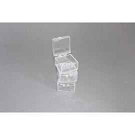Plastic Boxes 25mm x 25mm x 16mm (Pack of 50) product photo Front View L