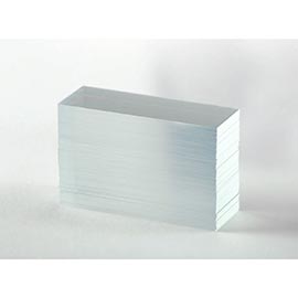 Plain Slides, 76x26mm, 0.8mm - 1.0mm Thick (Pack of 50) product photo Front View L