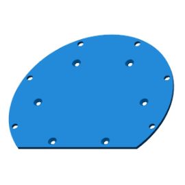 Microstat He Reflection Mounting Plate (59-DVO0092) product photo