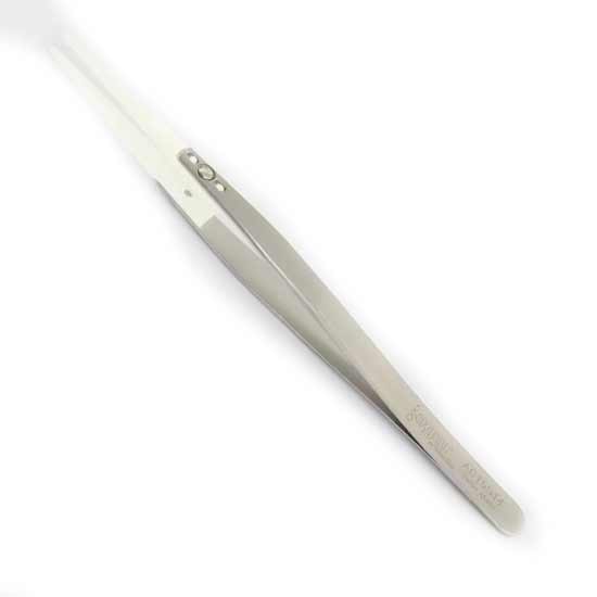 Ceramic Tipped Tweezers - Straight, flat, round tips product photo