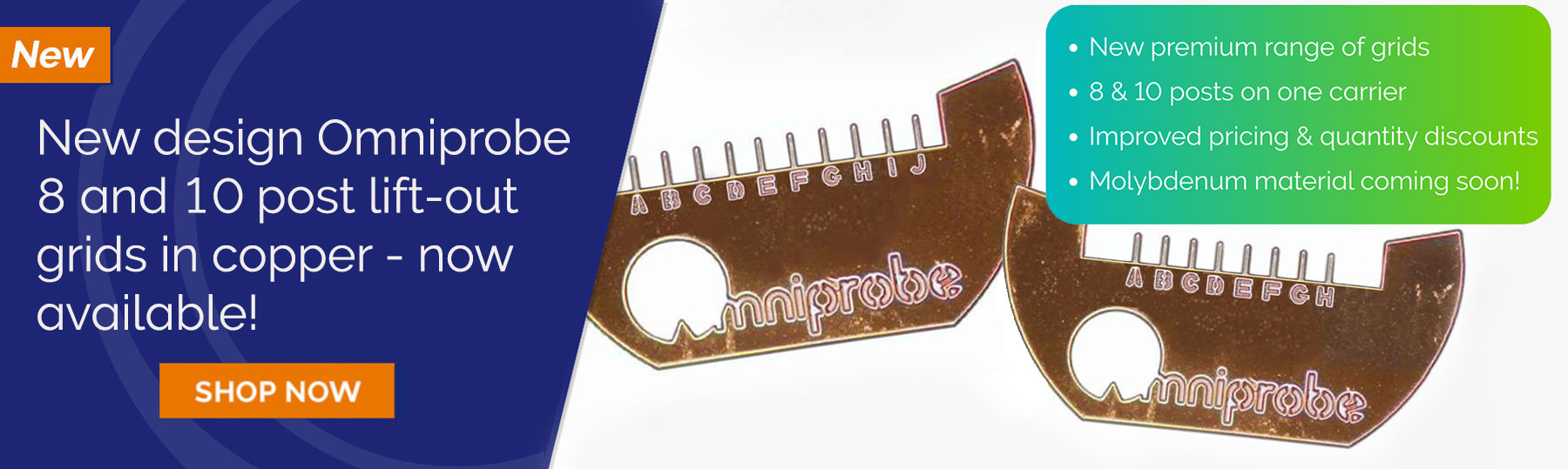 New 8 and 10 post copper grids - available now!