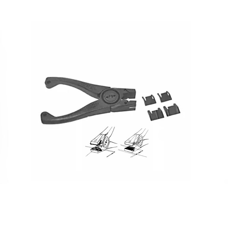 Wafer Cleaving/Glass Breaking Pliers with Jaw Inserts product photo