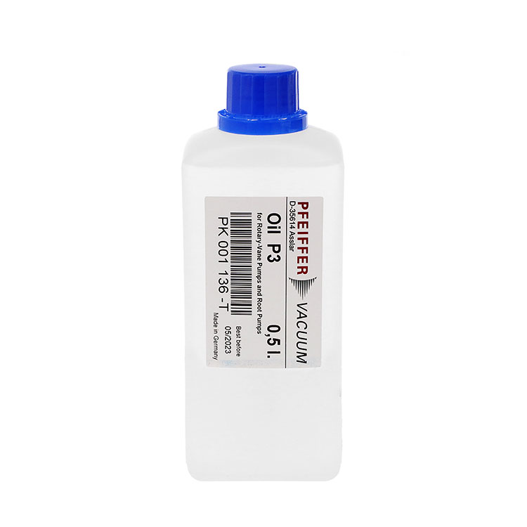 Pfeiffer P3 Rotary Pump Oil (500ml) product photo Front View L