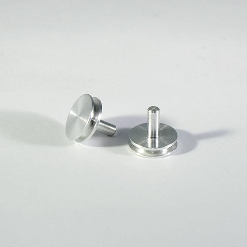 Aluminium pin stubs. Pack of 100 product photo