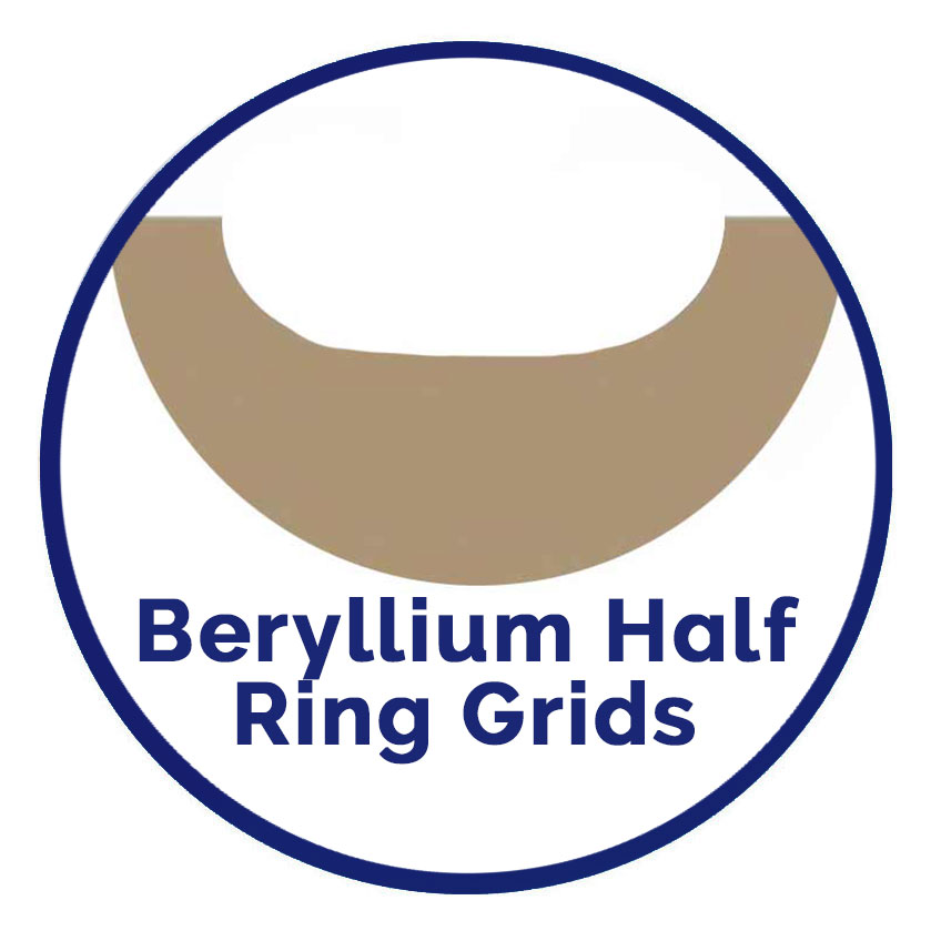 Beryllium Half-ring Grids