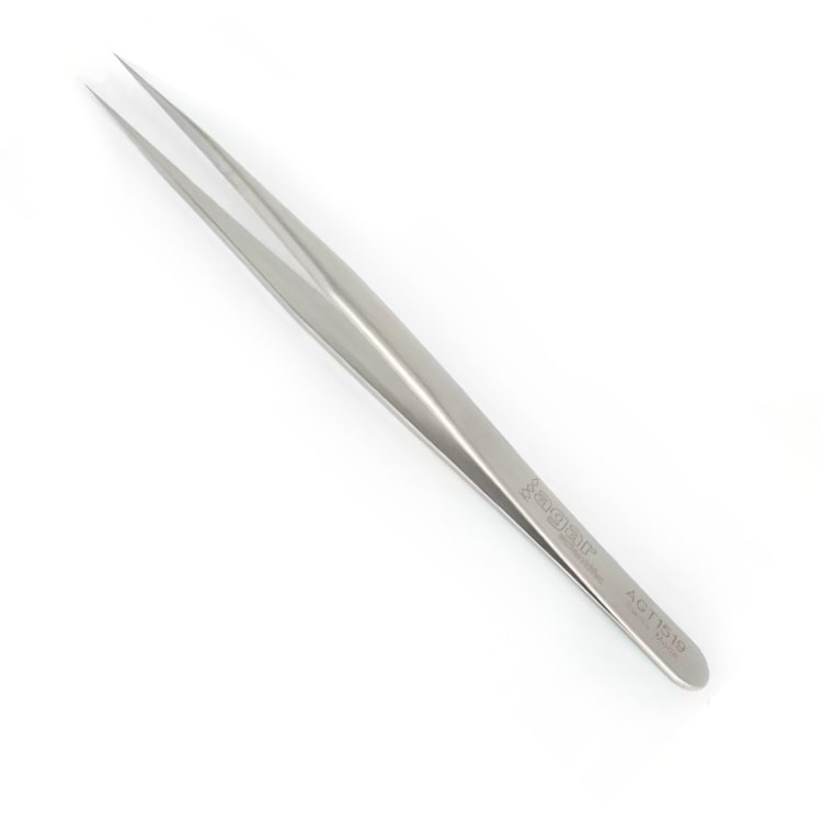 High Precision Straight tip SA Tweezers product photo Front View L