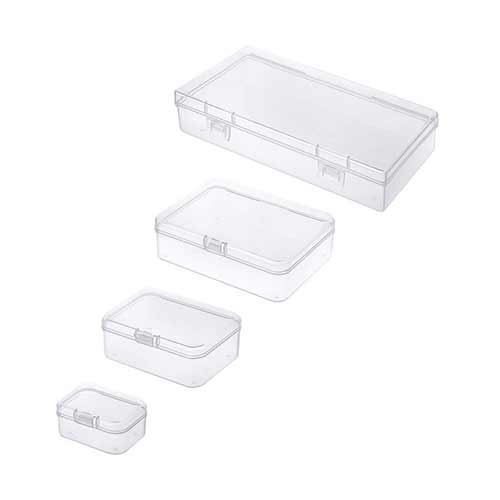 Plastic Boxes - 25mm x 25mm x 16mm (Pack of 50) product photo