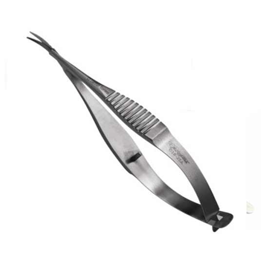 Vanna's Curved Micro Scissors product photo Front View L