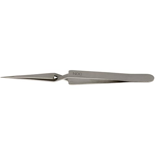 Dumont HP crossover tweezers NOC - Stainless steel (0.17 x 0.1mm tip) product photo