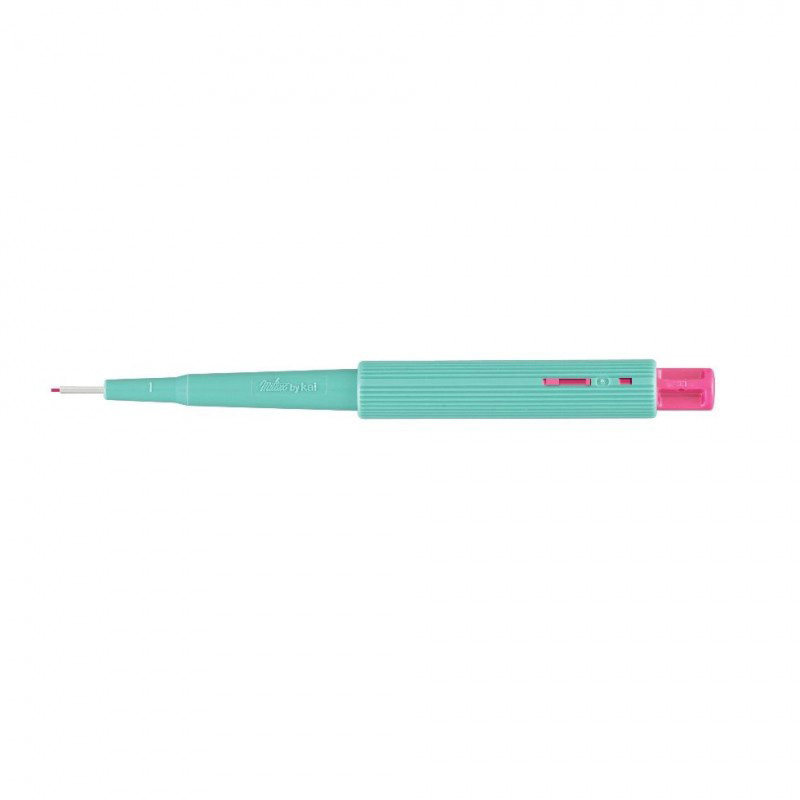 Miltex Biopsy Punch with Plunger, ID 1.0mm, OD 1.27mm, Green/Fuchsia product photo