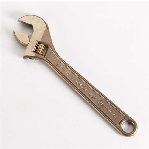 Non Magnetic Hand Tool - Adjustable Wrench (200mm) product photo Front View L