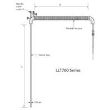 LLT700/10 - Transfer Tube: 1.0m Dewar Leg. 1.3m Flexible Section product photo