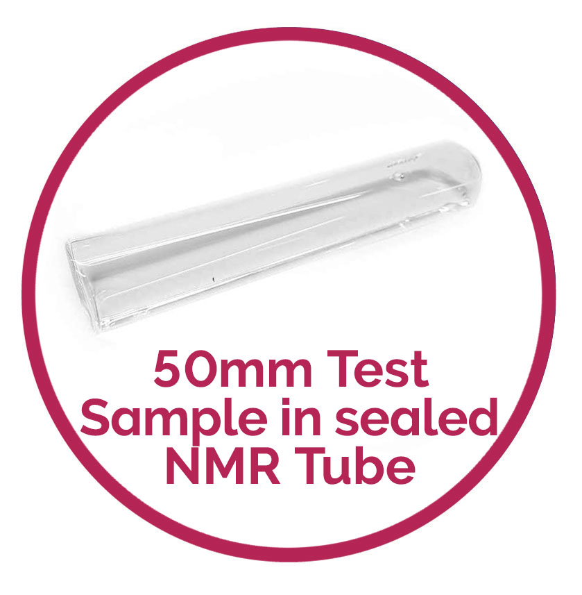 50mm Test Sample in sealed NMR Tube